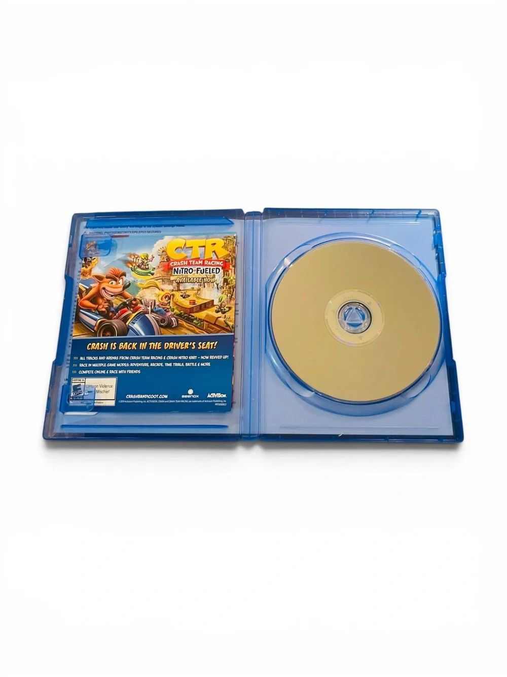 Crash Bandicoot N. Sane Trilogy for PS4 - Blue Case